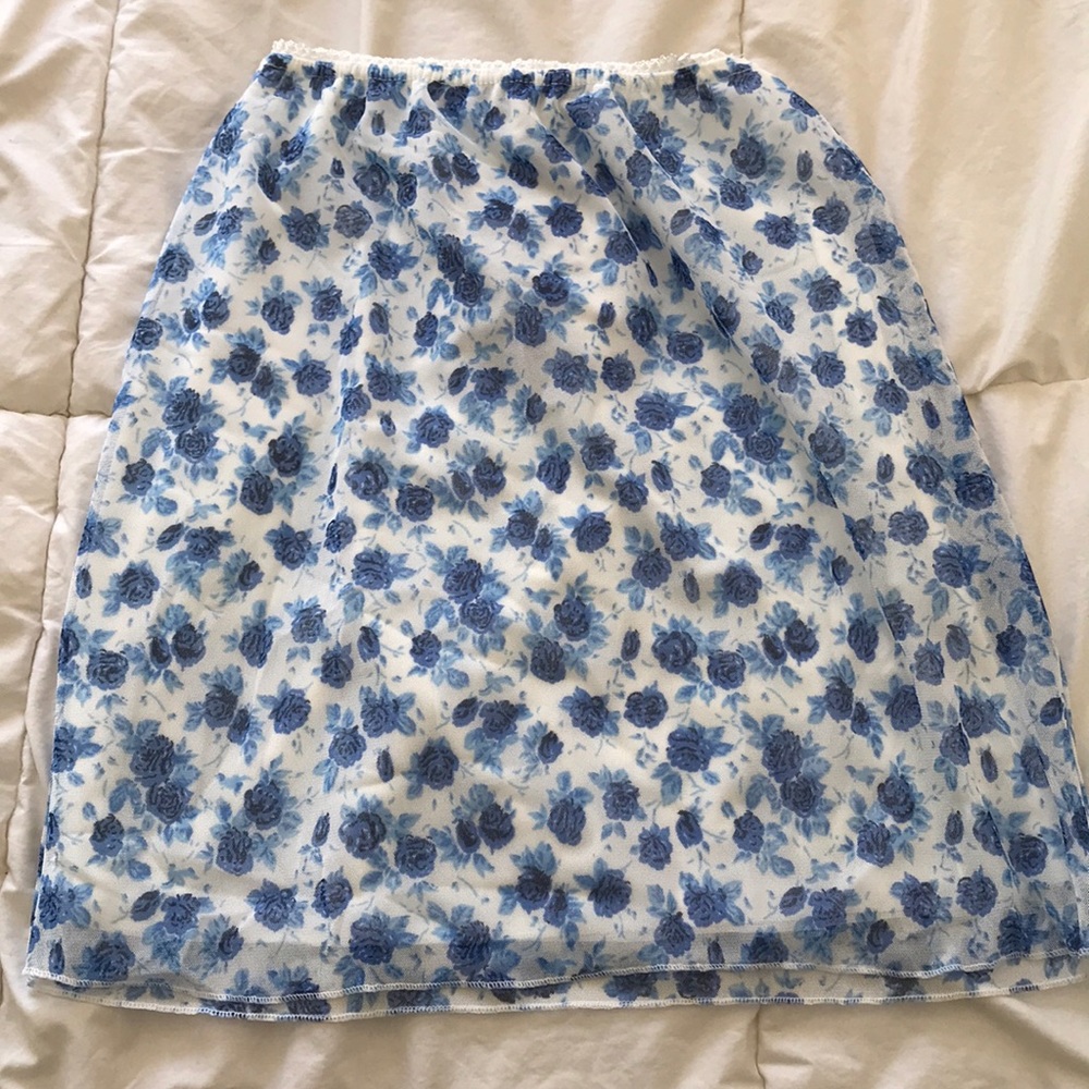 Nastygal flower skirt